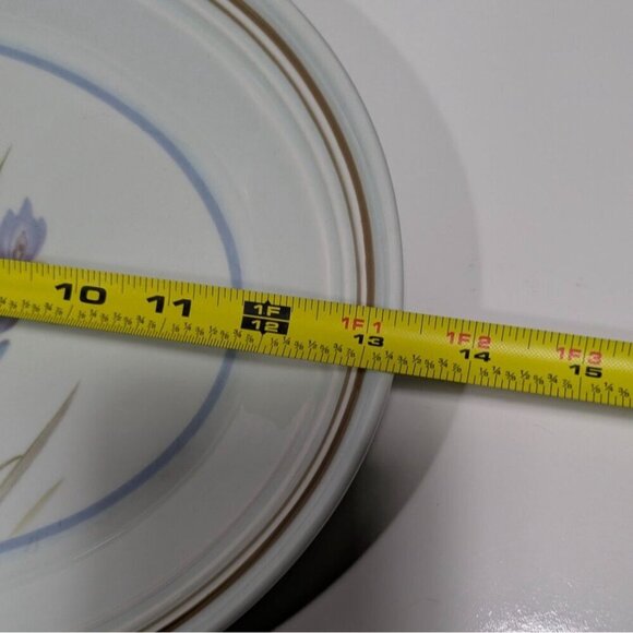 Royal Doulton Blue Iris Oval Serving Platter 13.25" Lambethware England - Picture 5 of 9